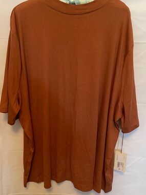Target Men's Short Sleeve Crew Neck Shirt - Rust Brown